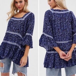 Free People Talk About it Tunic Size Small